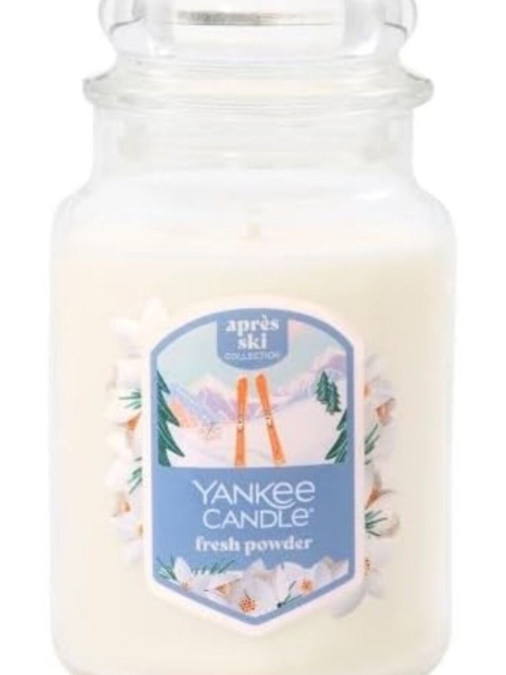 Yankee Candle Classic Large Jar Single Wick Candle, Apres Skis Fresh Powder
